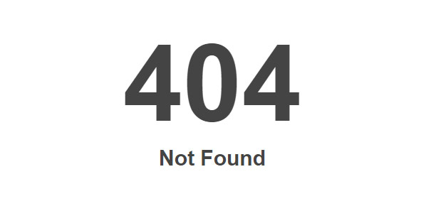 404 page not found